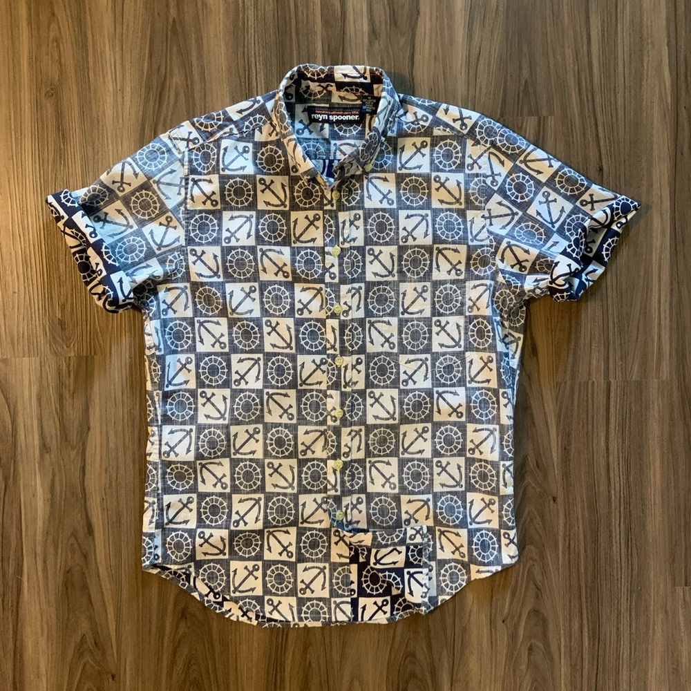Men’s Reverse Printed Nautical Shirt